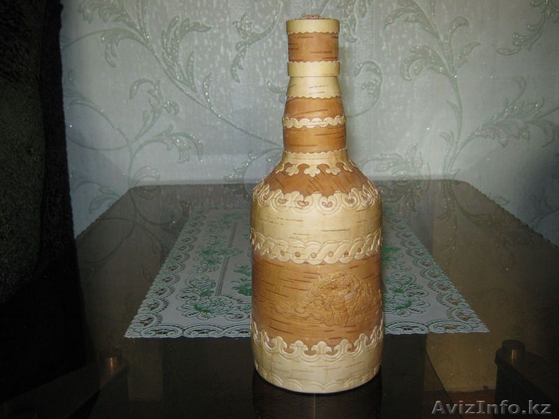 Бутылка из бересты. - Изображение #1, Объявление #217352