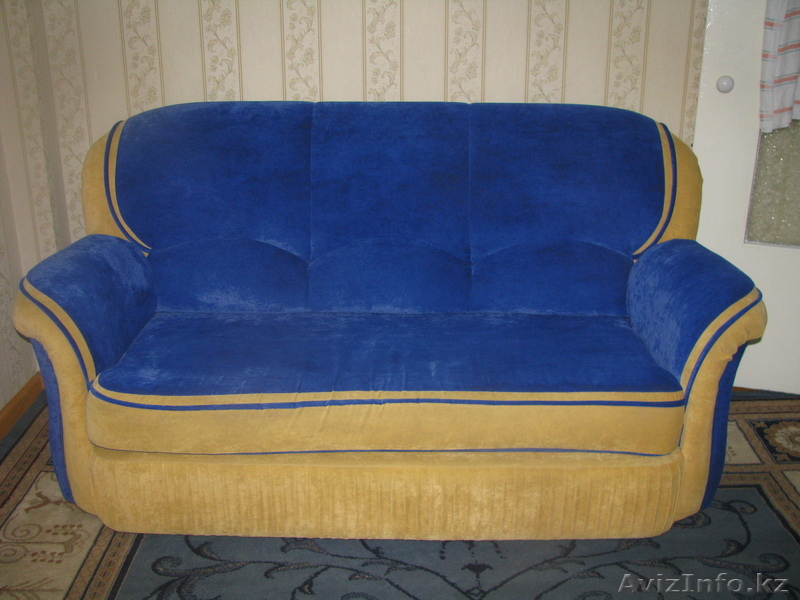 Мягкий уголок желто-голубой - Изображение #1, Объявление #780174