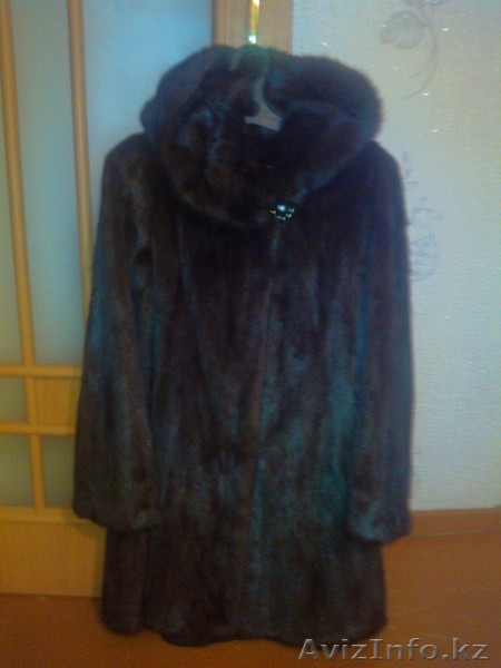 норковая шуба с капюшоном - Изображение #1, Объявление #1041200