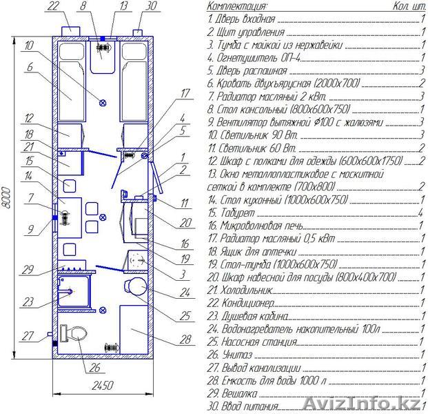 Вагон-дом "Domus" 8м на 4 чел с душем и санузлом - Изображение #1, Объявление #1206763