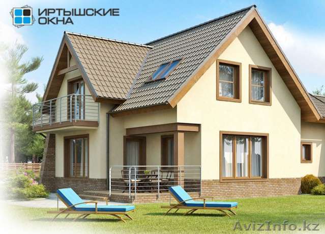 Остекление домов и коттеджей в Усть-Каменогорске - Изображение #1, Объявление #1482431