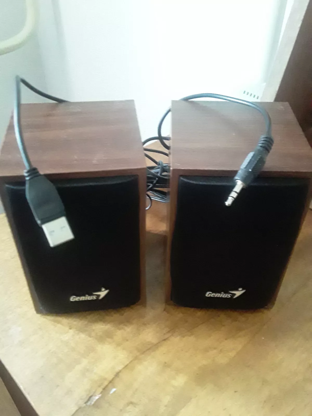 Продам компьютерные 2 звуковые колонки Genius .  В отличном состоянии  Ц. 5 000  - Изображение #1, Объявление #1753023