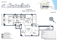 Продается 5ти комн.квартира 250кв.м., ЖК Ривьера - Изображение #2, Объявление #1609068