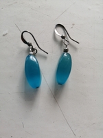 Продам красивые серёжки с камнем "Кошачий глаз" - Изображение #1, Объявление #1734304