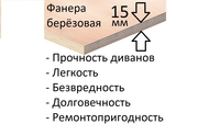 Диван-кровати Konsul П3БП на пружинных блоках. Без подлокотников. - Изображение #8, Объявление #1712335