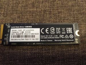 Продам новый SSD-500 гб. диск Gigabyte  - Изображение #4, Объявление #1718789