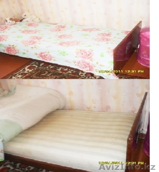 Продам мебель б/у:стенка,кух.шкафчики со столом,диван,кровати - Изображение #3, Объявление #243739