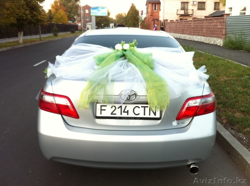 Прокат свадебного автомобиля Toyota Camry 40(Серебристый металлик)  - Изображение #2, Объявление #254685