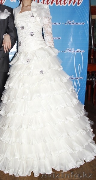свадебное платье с болеро 44 р-р - Изображение #1, Объявление #908064