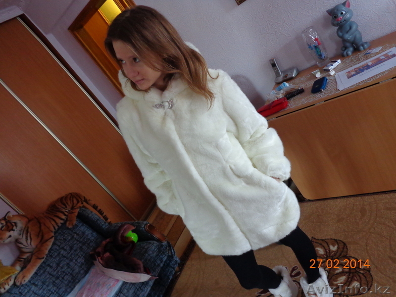 шубка, белая (мех искусственный, имитация) - Изображение #2, Объявление #1052762