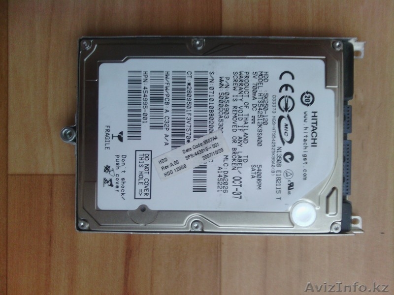 HITACHI Жесткий диск на ноутбук  - Изображение #1, Объявление #1234509