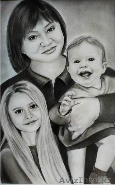 Рисую портреты, картины на заказ - Изображение #1, Объявление #1450248
