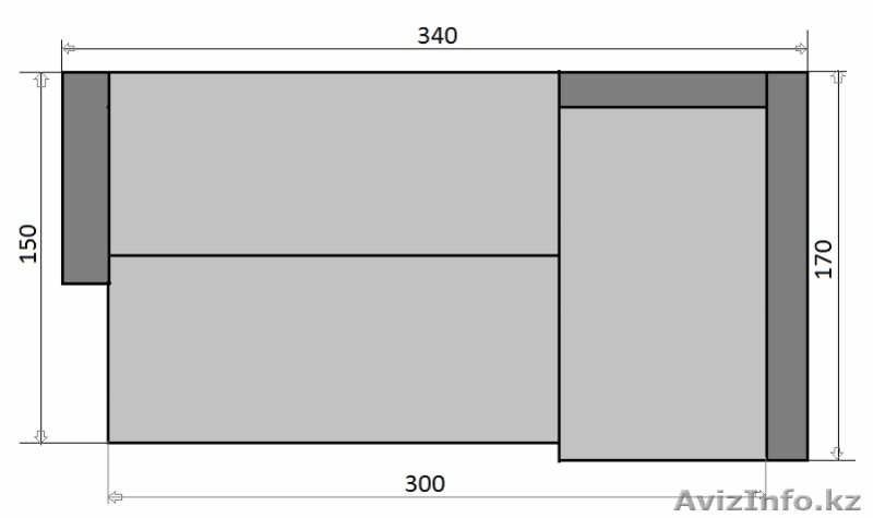 Угловые пружинные диваны "Konsul" размер: 3,40 х 1,70. Cкандинавские пружинные   - Изображение #6, Объявление #1534326